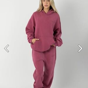 Women's Mauve Jogger Set